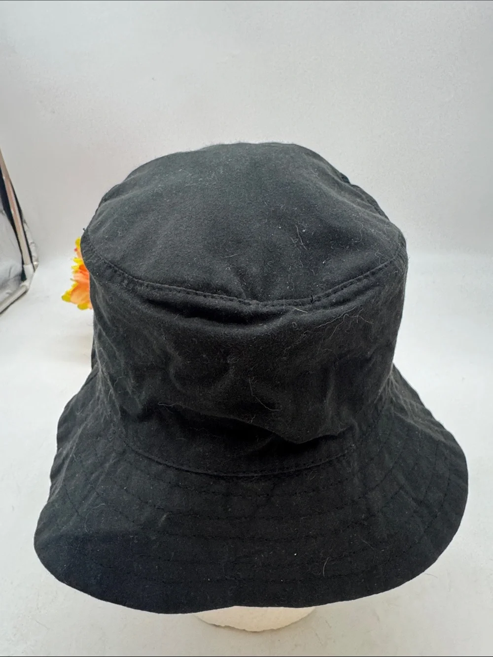 Black Accent Bucket Hat - Women